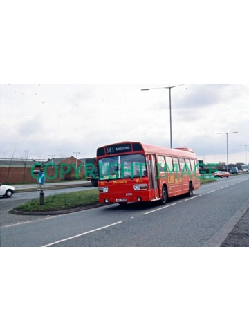 35mm slide CMT Buses Leyland National 1a JBO 350 N Ex Cardiff City Transport 220