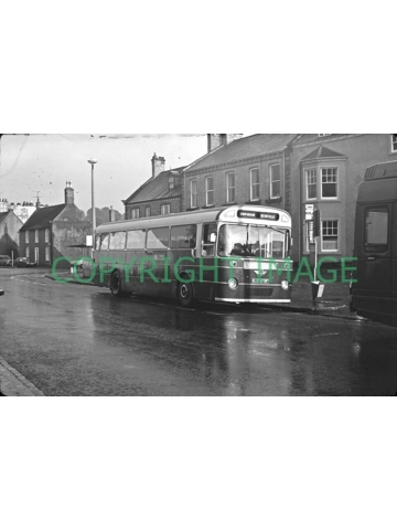 35mm B/W slide OK Travel AEC Reliance / Willowbrook HJZ 979 F Ex Hebble 79