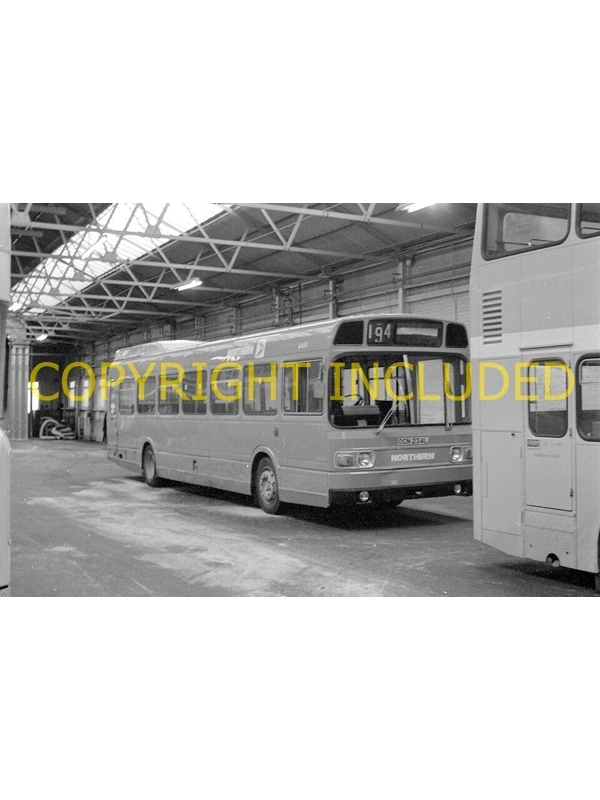 35mm B/W Negative Northern Leyland national Mk1 OCN 238 L ~ 4488 Ex 134 L