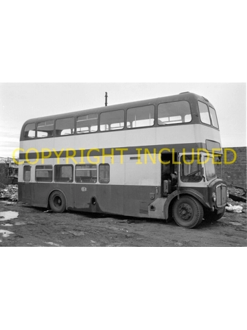 35mm B/W Neg Bedlington & Dist AEC Renown / Weyman DAU377C Ex Nottingham 377