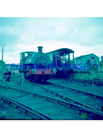 120 Colour Neg Tanfield Railway RS&H 040 saddle tank Sir Cecil Cochrane ex CEGB