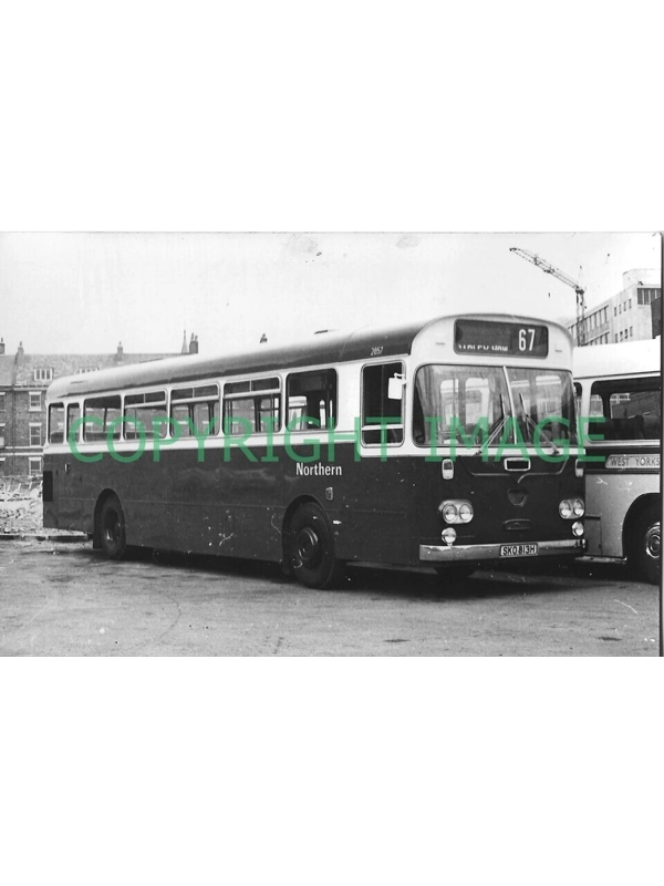 B/W Photo Northern Fleetline / Willowbrook SKO 813 H - 2857 Ex Maidstone 3813