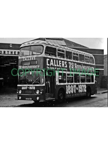 B/W Photo Northern Fleetline / Alexander JCN902J 2702 In Callers advert Front