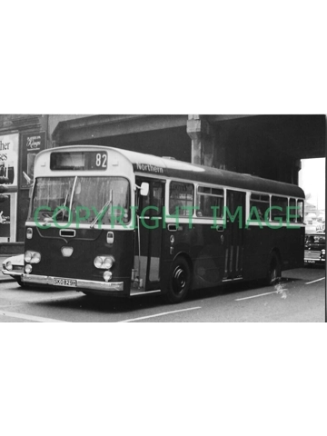 B/W Photo Northern Fleetline / Willowbrook SKO 829 H - 2861 Ex Maidstone 3829