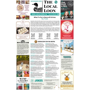 1 unit ad in printed issue of Local Loon