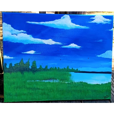 Afternoon By the Lake - 16 x 20