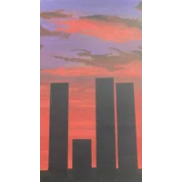 Silhouette Sunset 16 x 20