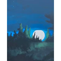 Moonlight Shadows 16 x 20