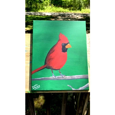 The Cardinal - 16 x 20