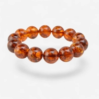 Modified Baltic amber bracelet ro..