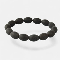 Modified  amber raw beads bracelet