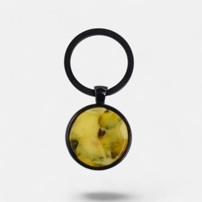 Pressed amber keychain for keys Best birthday gift Pressed amber keychain for keys Best birthday gift