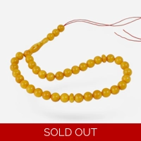 Pressed Baltic Amber Rosary – 33 ..