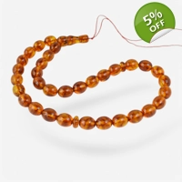 Pressed Amber Rosary - Elegant Ke..