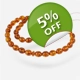 Pressed Amber Rosary - Elegant Kehribar Damla Te..