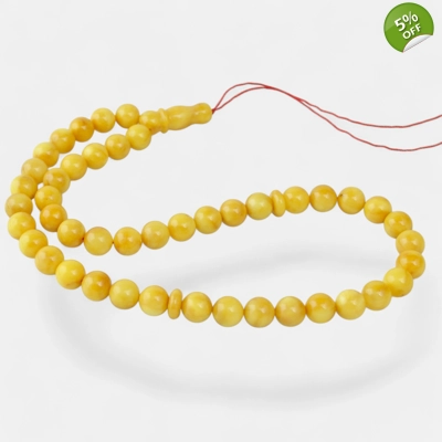 45 Baltic Amber Rosary Beads – Exquisite Kehribar Damla 45 Baltic Amber Rosary Beads – Exquisite Kehribar Damla
