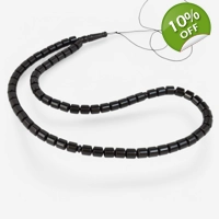 Pressed 66 amber prayer beads tes..