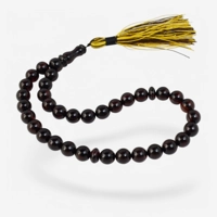 Elegant Pressed Amber Prayer Bead..