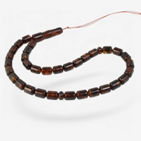 33 Prayer Beads - Pressed amber r..