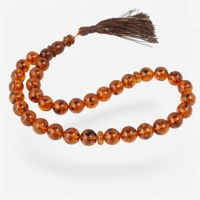 Pressed Amber Rosary - Meaningful..