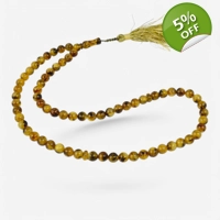 Luxurious Pressed Amber Rosary – ..