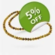 Luxurious Pressed Amber Rosary – 66 Prayer Beads