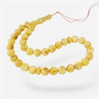 Pressed Amber Rosary - 33 Rosary ..