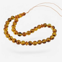 Pressed Amber Rosary – Elegant Da..