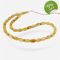Pressed Amber Rosary - Tasbih Ros..