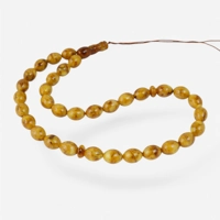 33 Pressed Amber Rosary - Ramadan..
