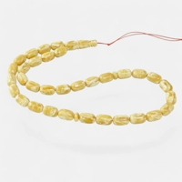 Pressed Amber Rosary - Prayer Bea..