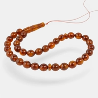 Pressed Amber Rosary Perfect Acce..