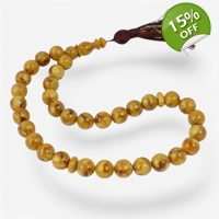 Elegant Amber Prayer Beads - Uniq..