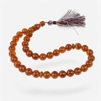 High Quality Pressed Amber Rosary..