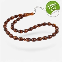 Pressed Amber Worry Beads – Beaut..