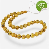 Damla Tesbih – Pressed Amber Rosary