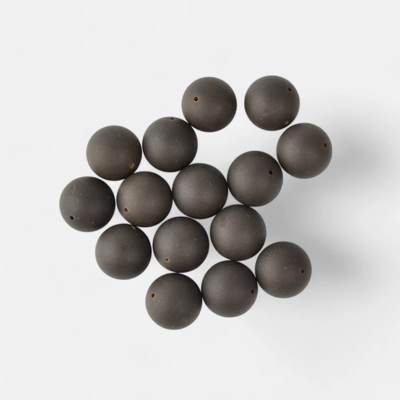 Wholesale pressed amber beads Black color 13mm size AA011 Wholesale pressed amber beads Black color 13mm size AA011