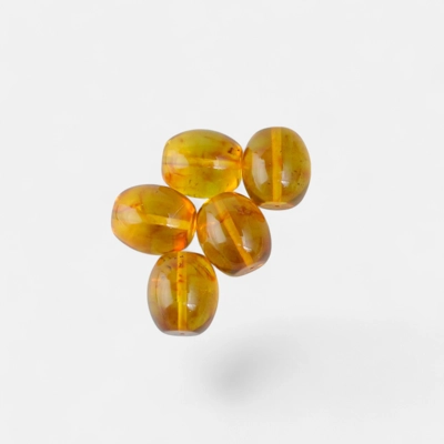 Wholesale pressed amber beads for jewelry making 5 pcs AA021 Wholesale pressed amber beads for jewelry making 5 pcs AA021