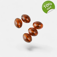 Modified amber beads for jewelry ..