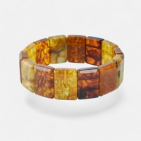 Pressed Baltic Amber Bracelet – M..