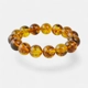 Pressed Baltic Amber Bracelet in Rich Hues – A P..