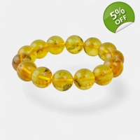 Baltic Amber Bracelet with Rich H..