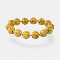 Pressed amber bracelet Gift Idea ..