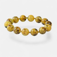 Elegant Pressed Baltic Amber Brac..