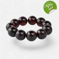Pressed amber bracelet 17 mm Size..