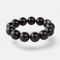 Round Baltic amber bracelet Press..