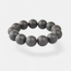 Raw amber bracelet with pressed amber balls A543
