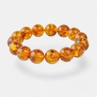 Captivating Pressed Amber Bracele..