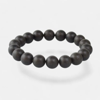 11mm Pressed amber bracelet Round..