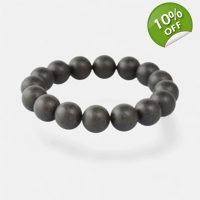 Pressed raw amber bracelet 12mm b..